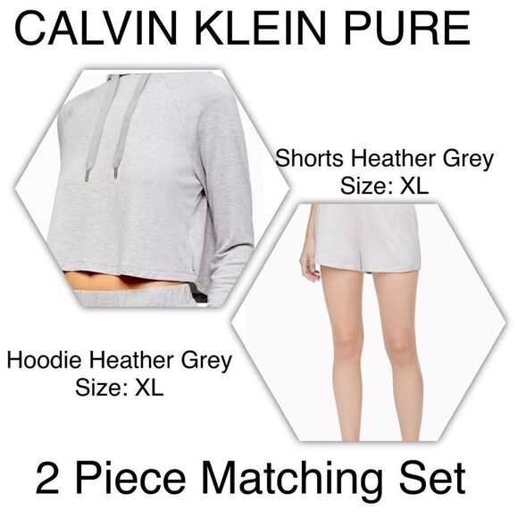 Calvin Klein Pure Designer Brand Loungewear 2 PCS Set - Picture 1 of 6